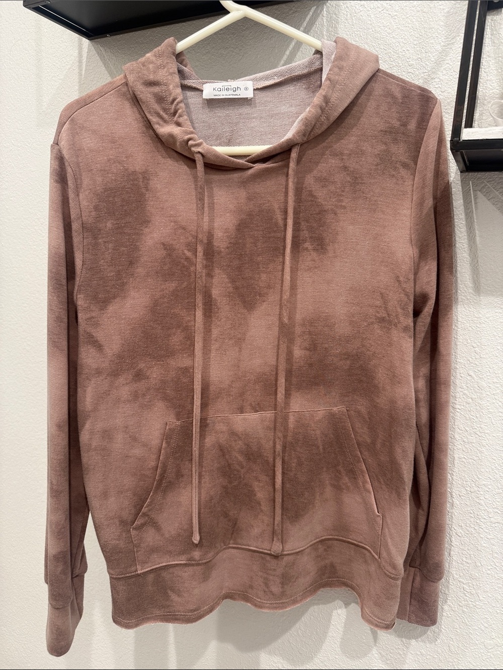 NWOT!!! Kaileigh Mauve Tie-Dye Pullover Hoodie